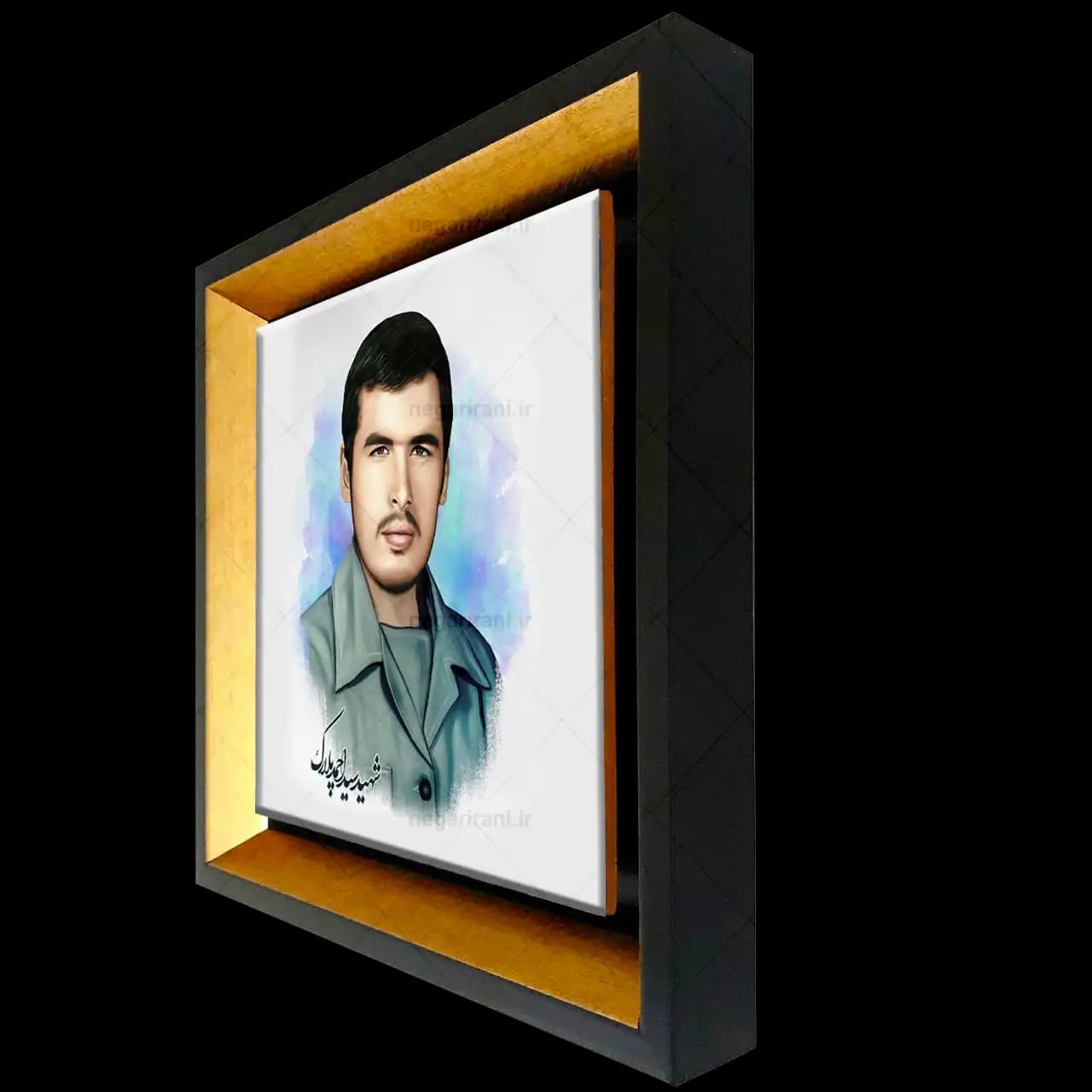 تابلو کاشی شهید سید احمد پلارک مدل 2Z24 — تصویر ۲