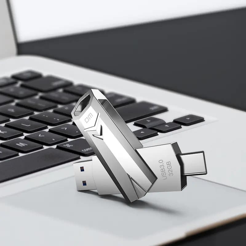 فلش مموری تایپ سی 32گیگ DM PD098 USB 3.0 — تصویر ۲