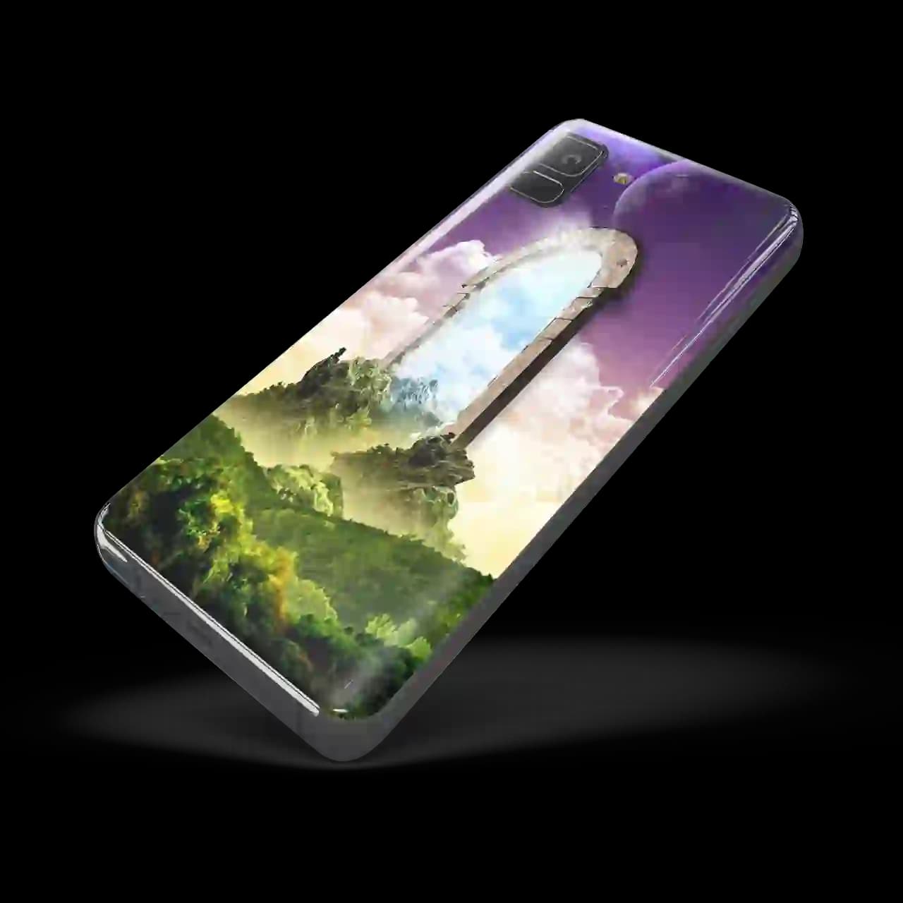 قاب گوشی طبیعت سبز مدل T32 — تصویر ۲