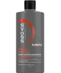 شامپو سایوس حاوی کراتین و 4% کافئین- آلمانی 440 میل Syoss Men Intense Power Shampoo mit Koffein — تصویر ۳