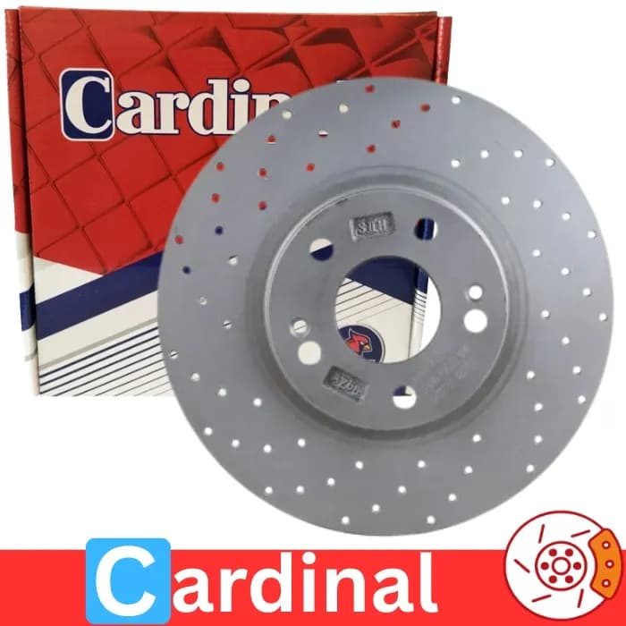 دیسک چرخ جلو جک J5 سوراخ دار برند کاردینال (2 عددی)