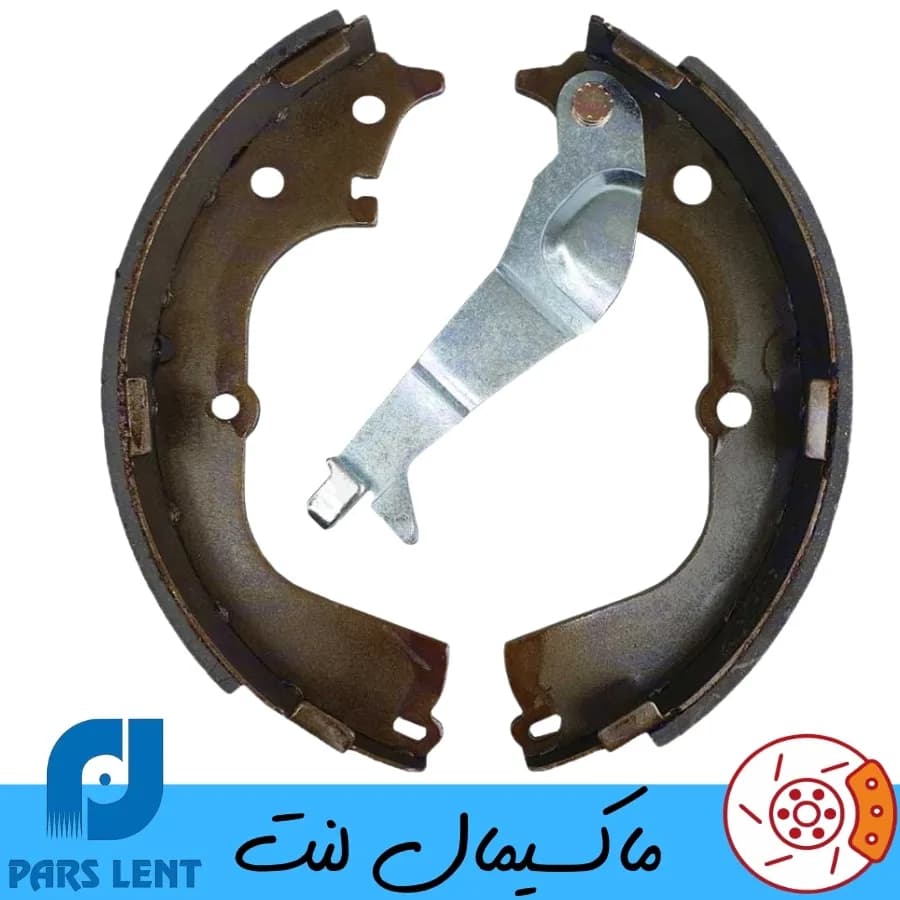 لنت ترمز عقب کاپرا وانت با کفشک با اهرم پارس آبی