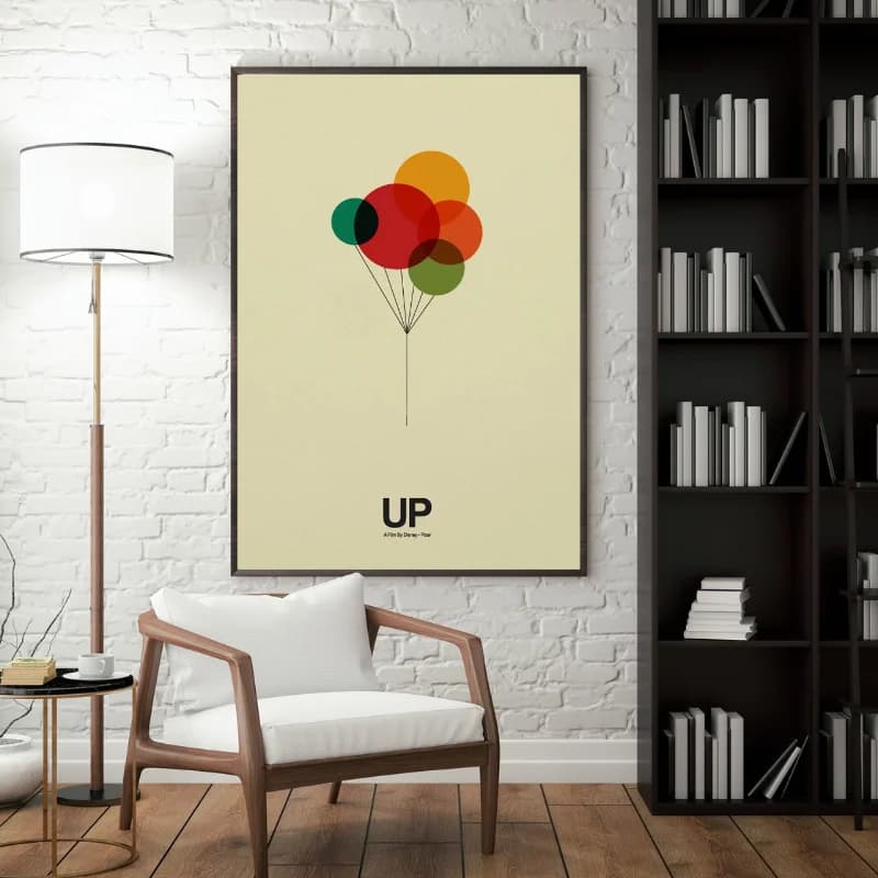تابلو دکوراتیو سینمایی طرح انیمیشن Up — تصویر ۳