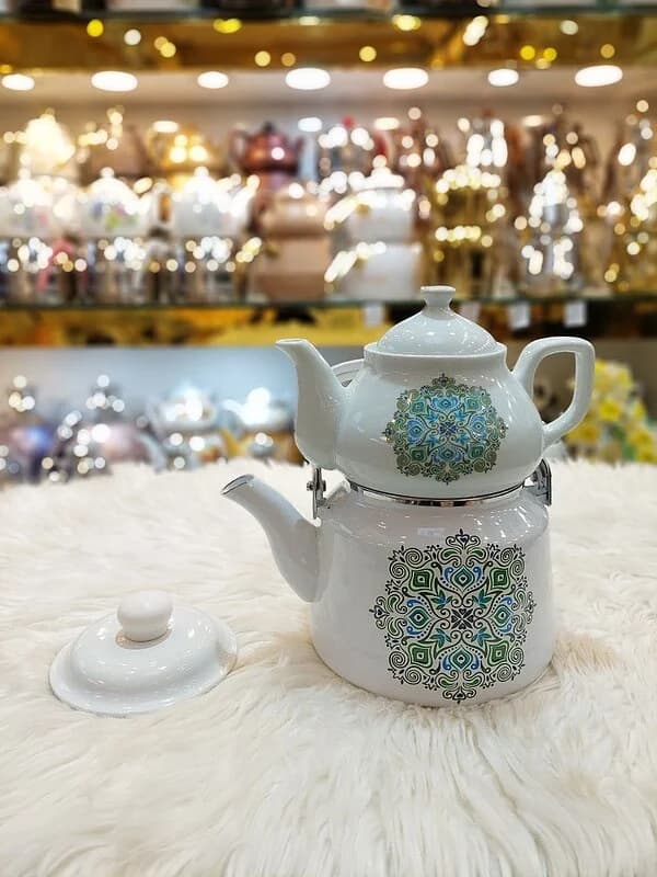 کتری قوری ایرانی برند لایت طرح tea — تصویر ۲