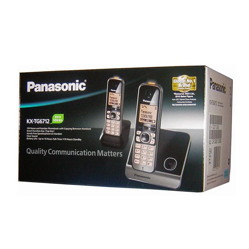 تلفن بیسیم پاناسونیک مدل Panasonic KX-TG6712 (اصل) — تصویر ۷