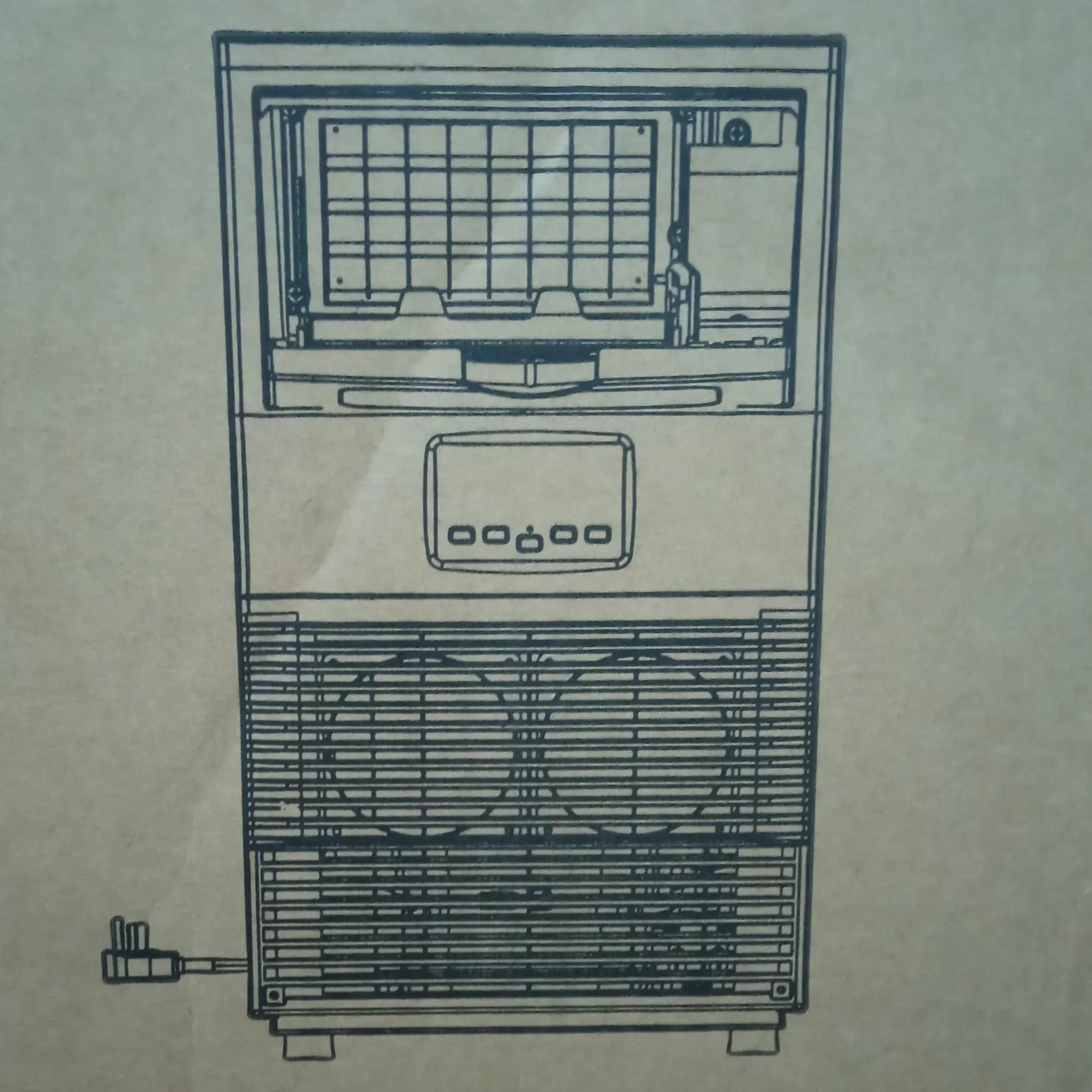یخ ساز حرفه ای جیپاس 30 کیلیویی مدل GEEPAS GIM63061 (اصل) — تصویر ۸