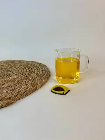 لیوان مربعی متوسط ساده دسته دار پیرکس