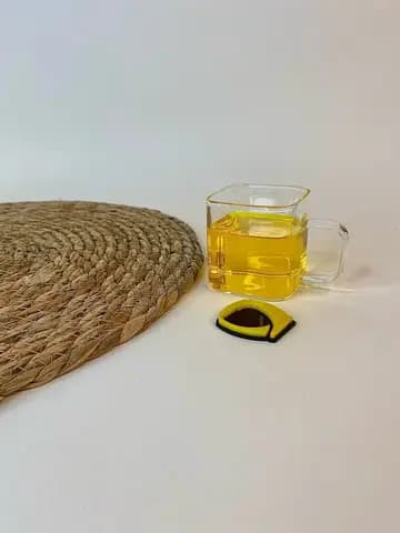 شات قهوه مربعی ساده پیرکس