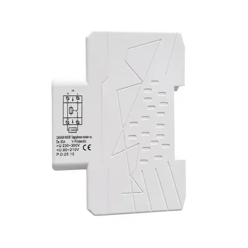 محافظ ولتاژ و جریان تکفاز دقیق نور مدل LWGQ-63TW — تصویر ۲