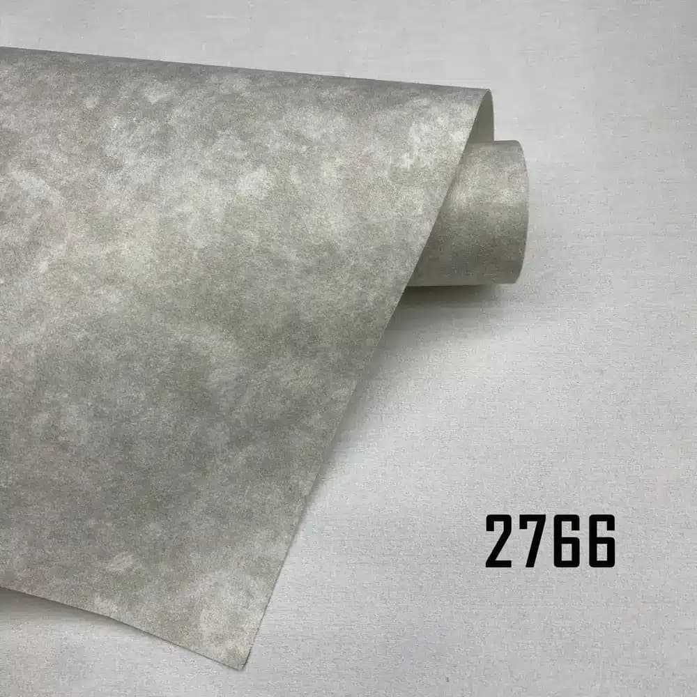 کاغذ دیواری نقره ای طرح پتینه کد 2766
