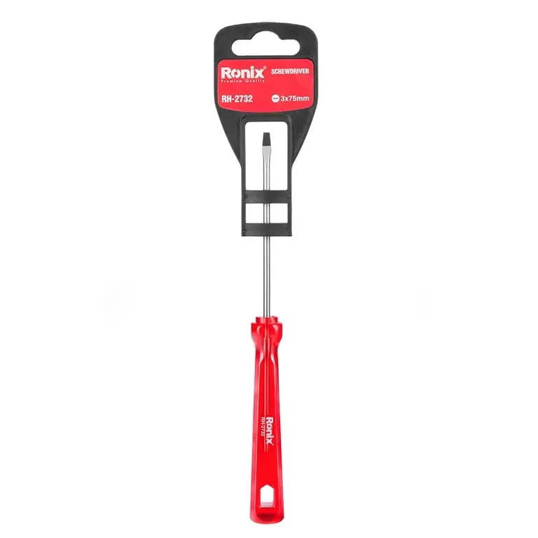 پیچ گوشتی دسته کریستالی 3×75 دوسو رونیکس مدلRH-2732 — تصویر ۵