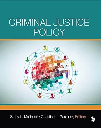 و دانلود نسخه کامل کتاب زبان اصلی Criminal Justice Policy 1st Edition PDF | دانلود کتاب خارجی