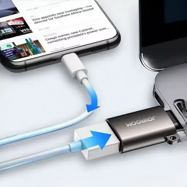 مبدل تایپ سی به یو اس بی جویروم S-H151 — تصویر ۵