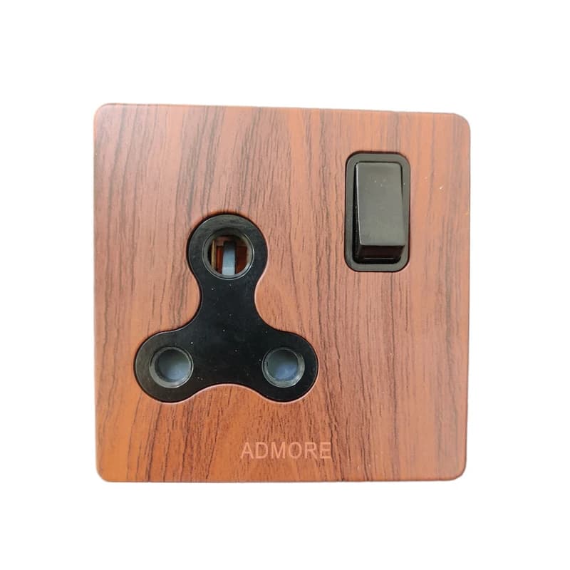 پریز توکار مدل ادمور کد 02 قهوه ای کد B19850