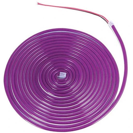 ریسه نئون فلکسی مدل 12V طول 1 متر قرمز کد B19842 — تصویر ۲