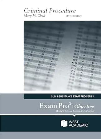 و دانلود نسخه کامل کتاب زبان اصلی Cheh’s Exam Pro on Criminal Procedure (Objective) (Exam Pro Series) PDF | دانلود کتاب خارجی