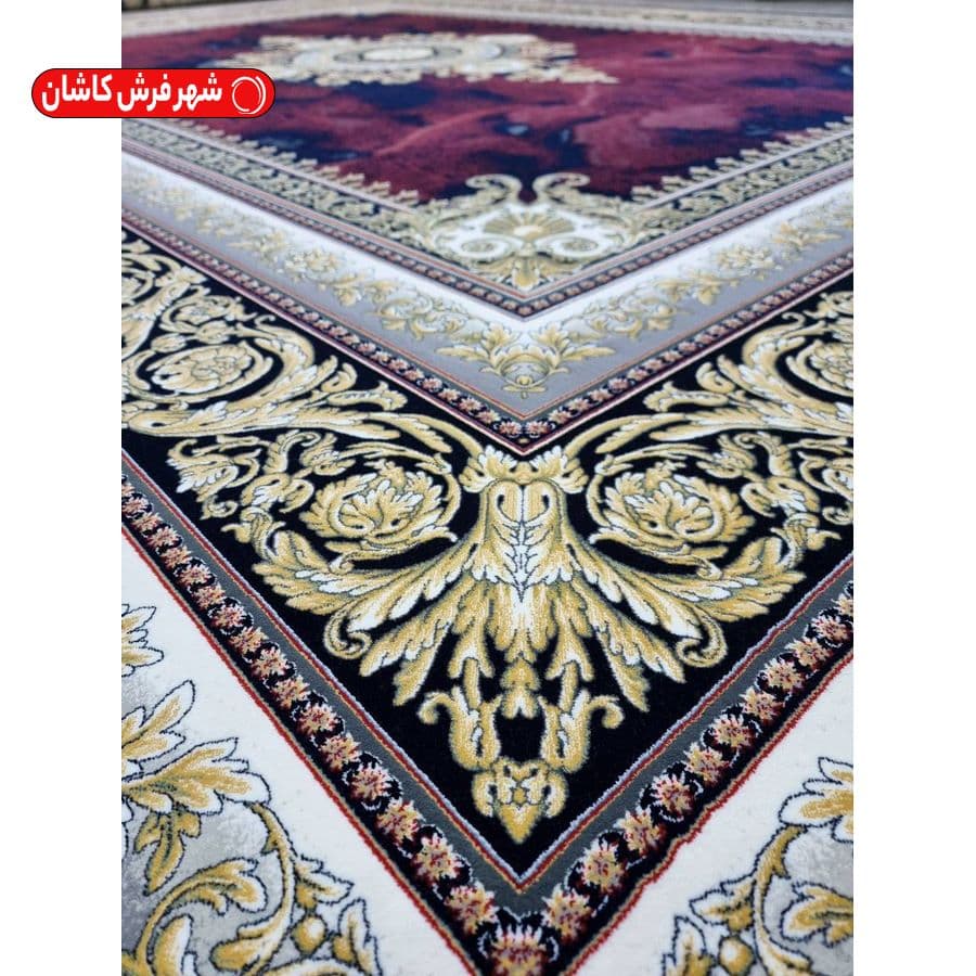 فرش سرامیکی 1200 شانه گل برجسته طرح ژینوس لاکی — تصویر ۲