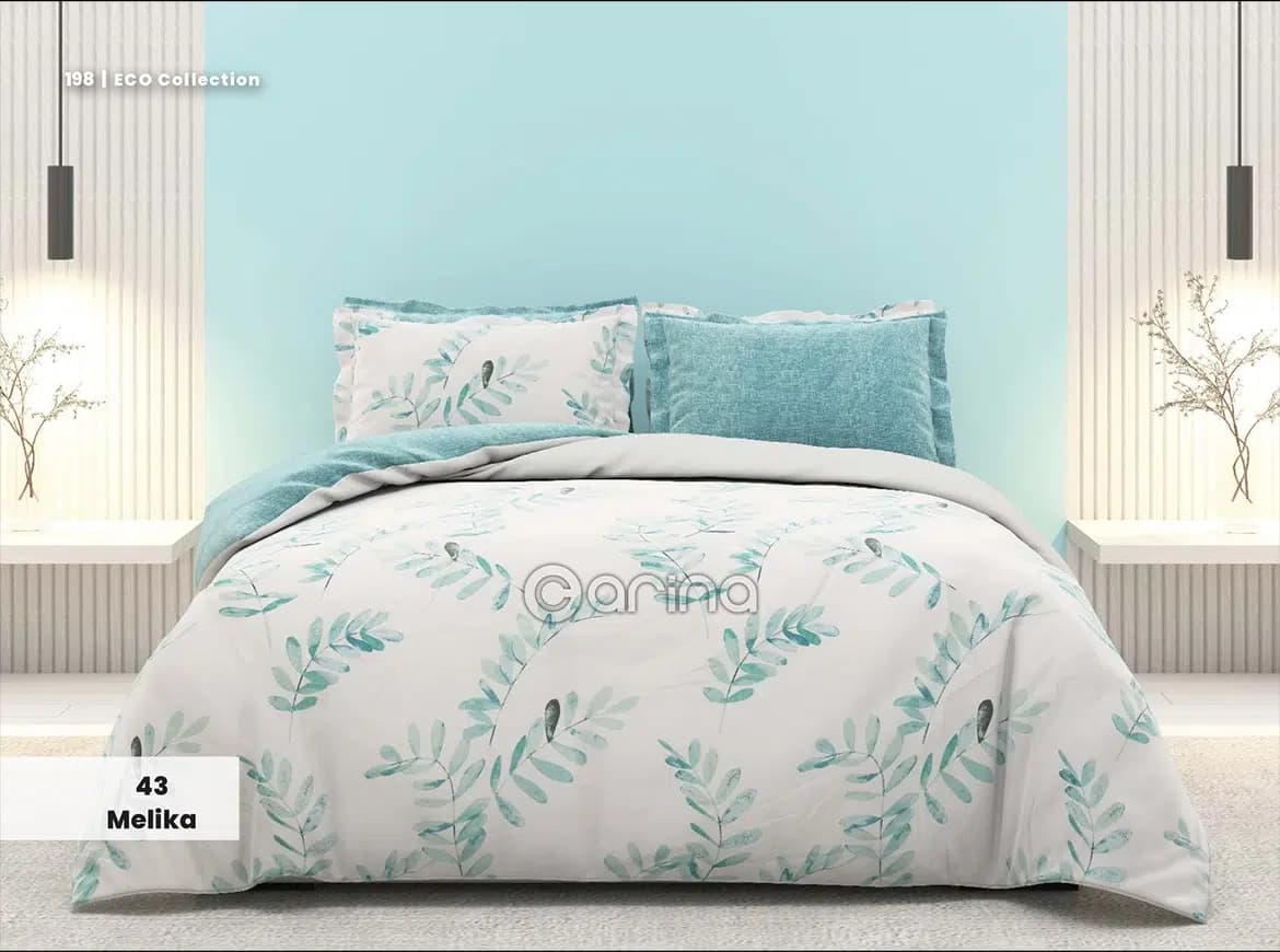 روتختی دو نفره کارینا اکو کالکشن کد melika 43 (ملحفه تشک 180)