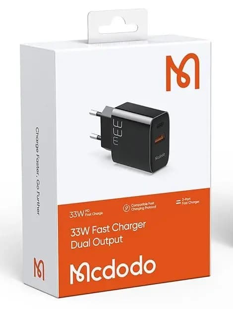 شارژر دیواری مک دودو مدل CH-0921 شارژ 33 وات ا MCDODO CH-0921 33W Charge — تصویر ۲