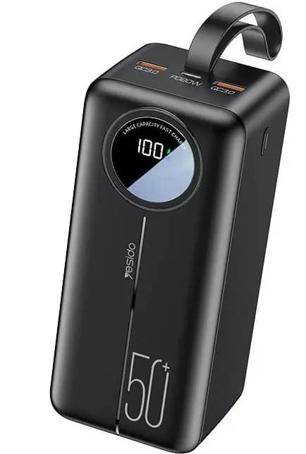پاوربانک یسیدو مدل YP44 ظرفیت 50000 میلی آمپر ساعت ا YESIDO YP44 50000 MAH POWERBANK