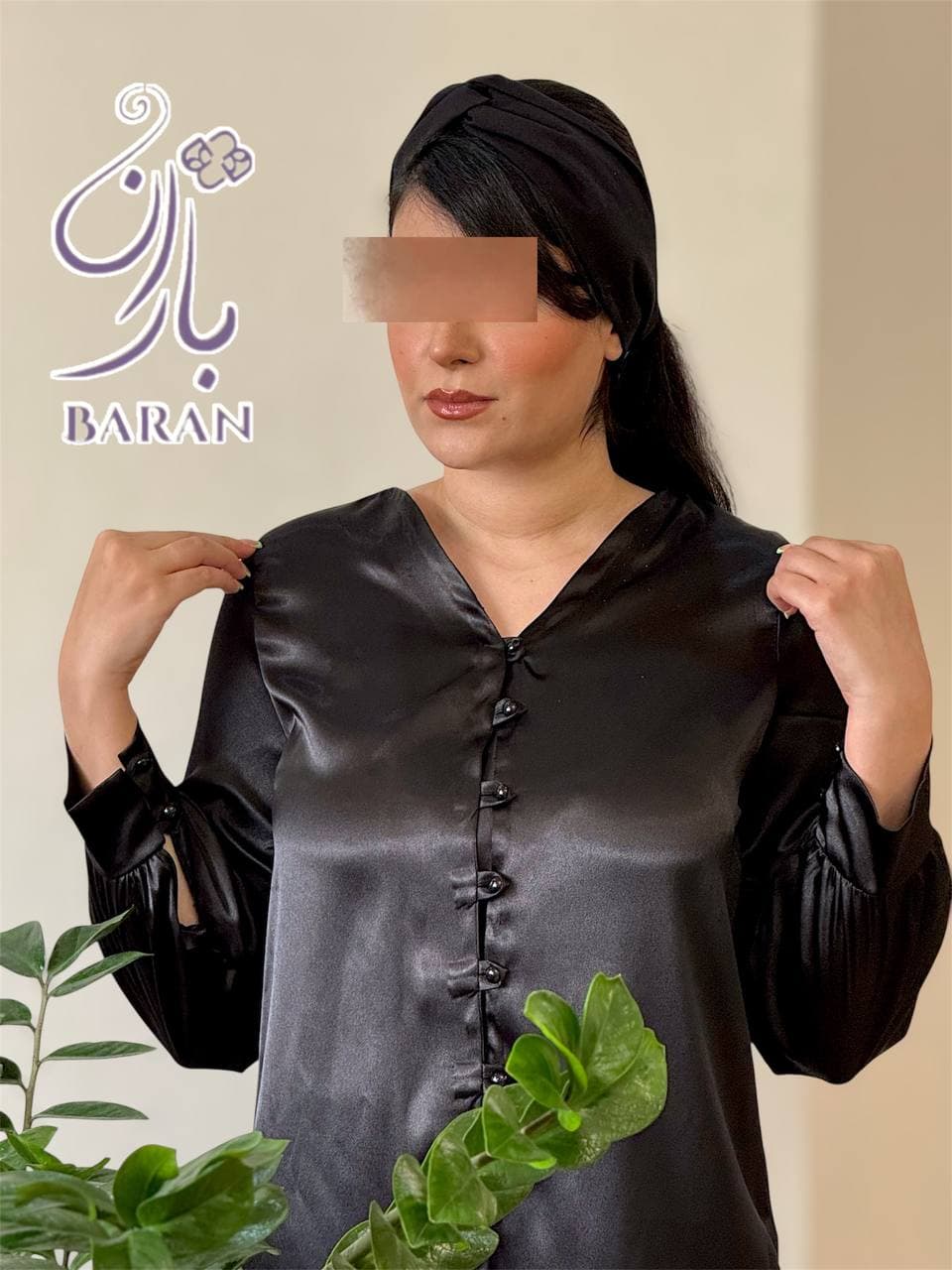 شومیز ساتن آمریکایی ماه گل — تصویر ۵