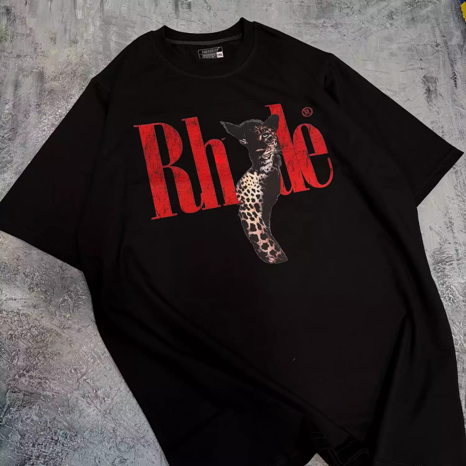 تیشرت طرح برند RHUDE با طرح پلنگ — تصویر ۲
