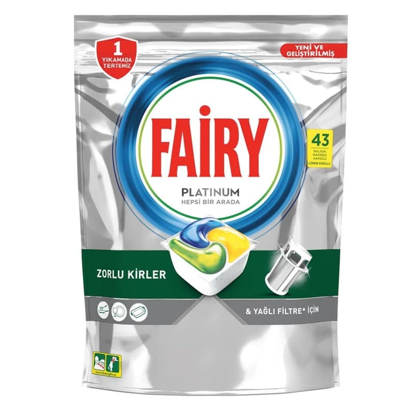 قرص ماشین ظرفشویی فیری FAiRY مدل Platinum بسته (43 عددی)