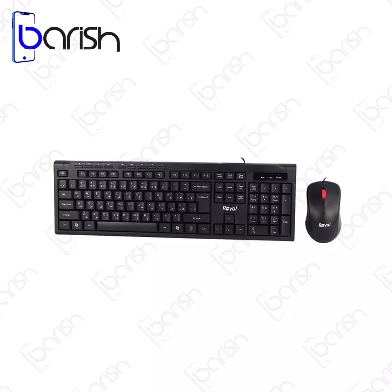موس و کیبورد سیمی رویال مدل RKM-720