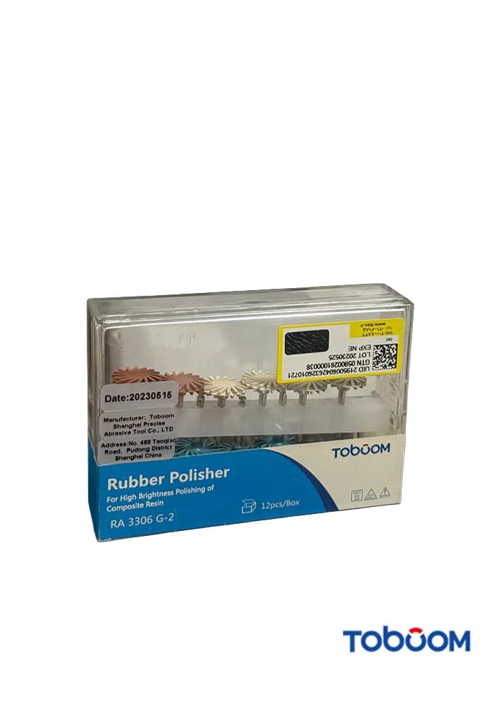 کیت دیسک خورشیدی رزین کامپوزیت 12عددی – Rubber Polisher kit