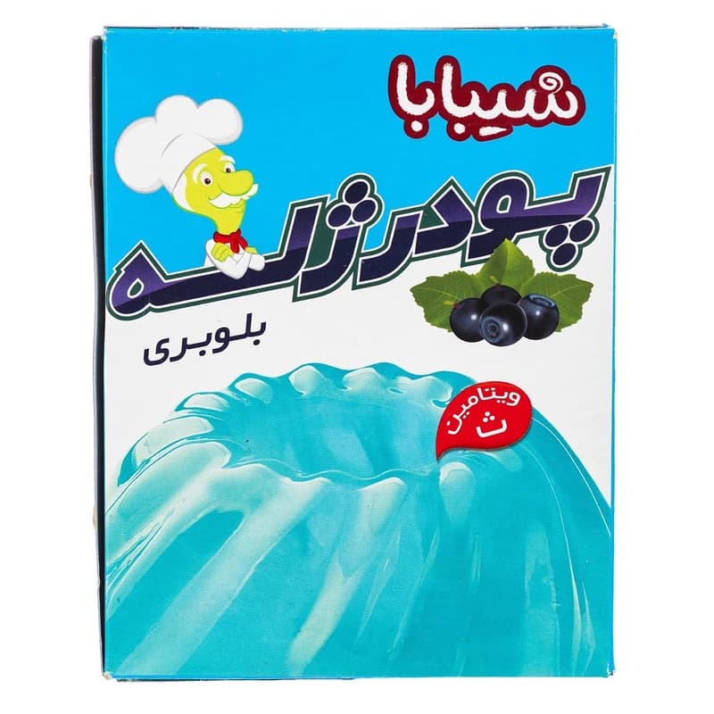 پودر ژله بلوبری شیبابا ۱۰۰ گرم