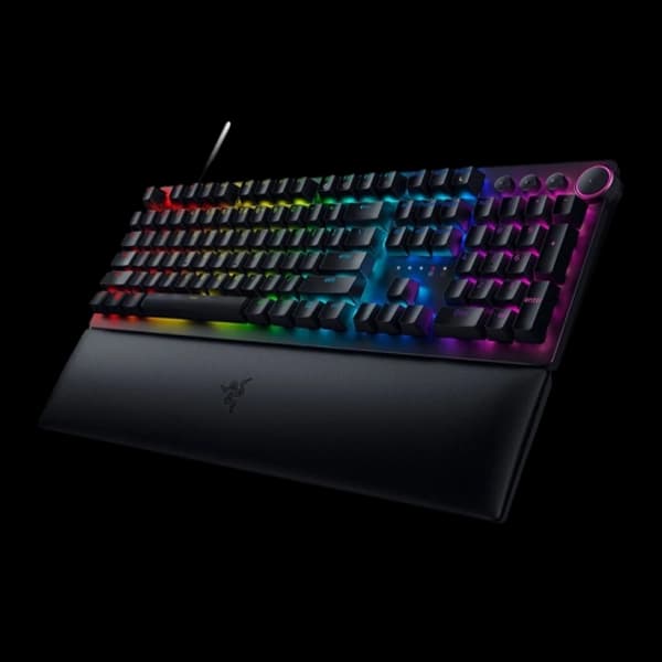 کیبورد گیمینگ ریزر Razer Huntsman V2 Clicky Optical Purple Switch — تصویر ۴