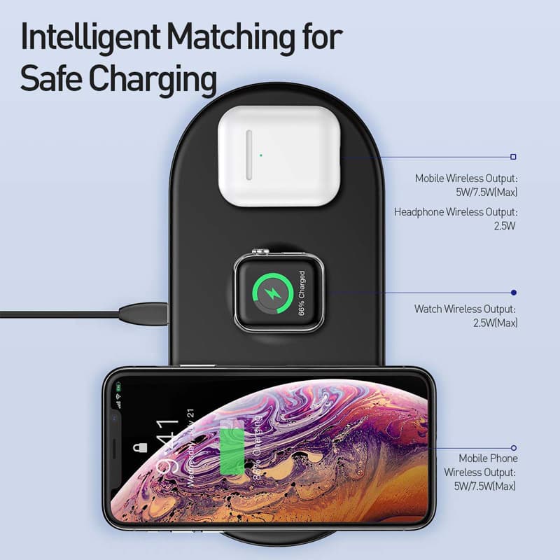شارژر بی سیم بیسوس Baseus Wireless Charger BS-IW04 — تصویر ۷