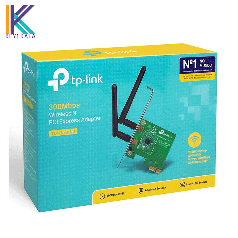 کارت شبکه بی سیم Tp-Link Wireless PCI Express Adapter TL-WN881ND — تصویر ۲