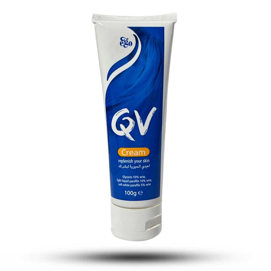 کرم مرطوب کننده و آبرسان کیو وی QV مخصوص پوست خشک 100 گرم
