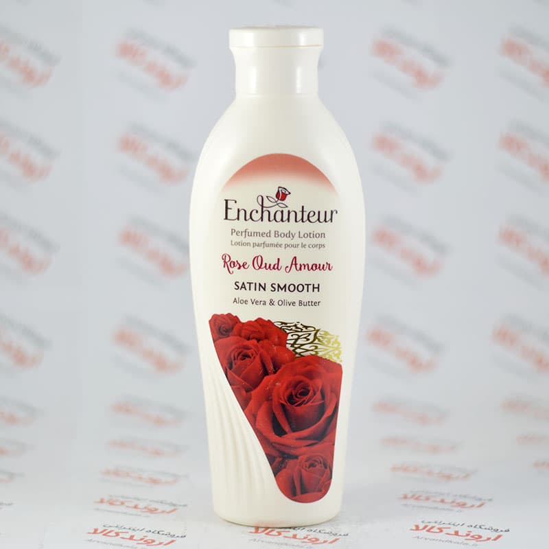 لوسیون بدن خوشبو کننده انشانتر (Rose Oud Amour) 250 میل Enchanteur — تصویر ۲