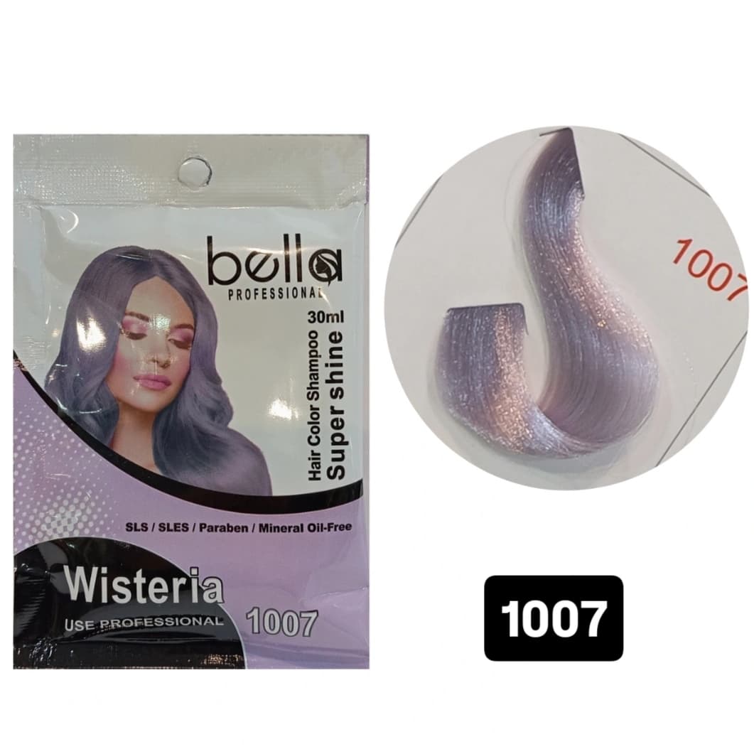 شامپو رنگ ژله ای ساشه ای بلا کد 1007 Bella