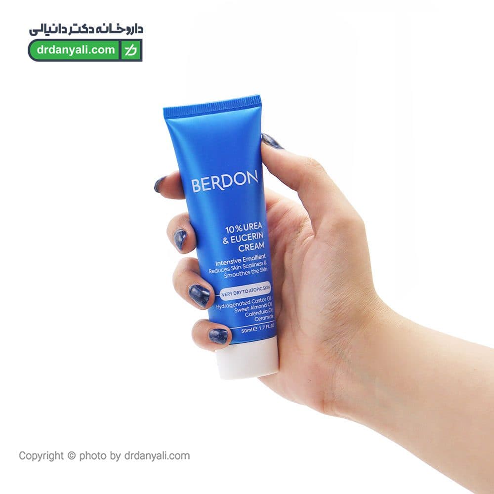 کرم مرطوب کننده قوی اوره بردون (اوره 10% و اوسرین) 50 میلی لیتر — تصویر ۲