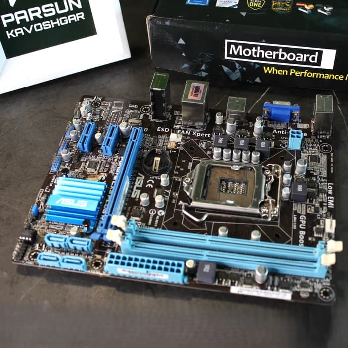 مادربرد ایسوس ASUS H61-MLX R2.0 استوک — تصویر ۳