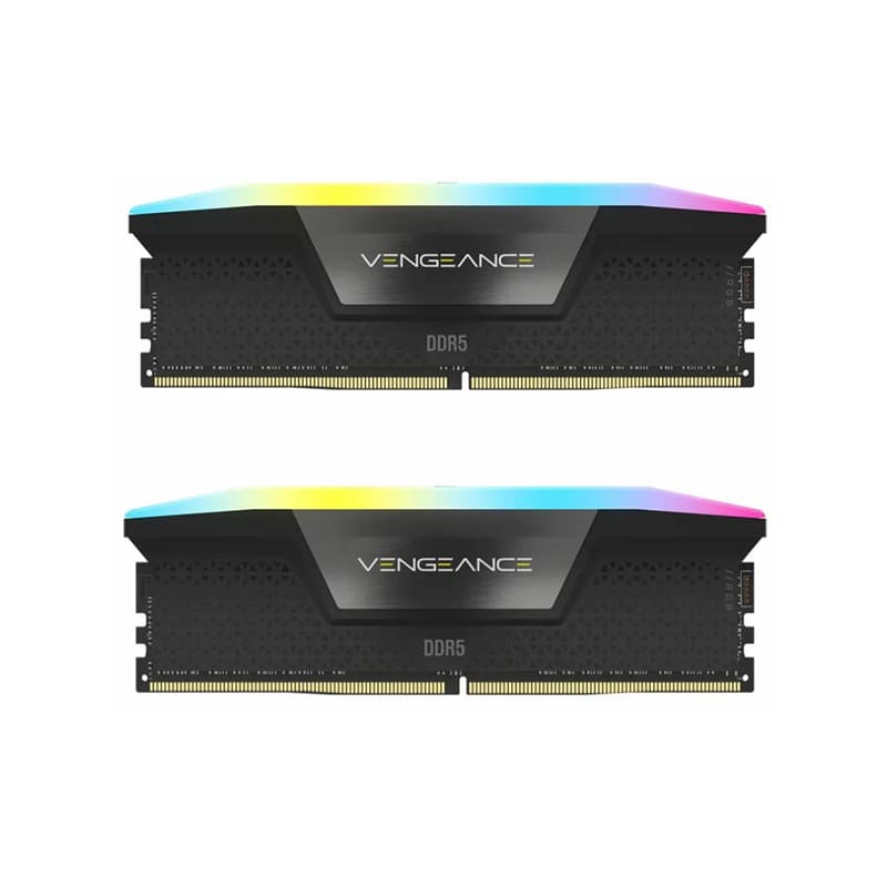 رم دسکتاپ کورسیر مدل VENGEANCE RGB DDR5 (2x48GB) CL40 5600Mhz ظرفیت 96 گیگابایت — تصویر ۳