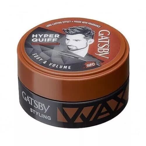 واکس مو گتسبی Gatsby مدل Hyper Quiff حالت دهنده قوی وزن 75 گرم — تصویر ۲