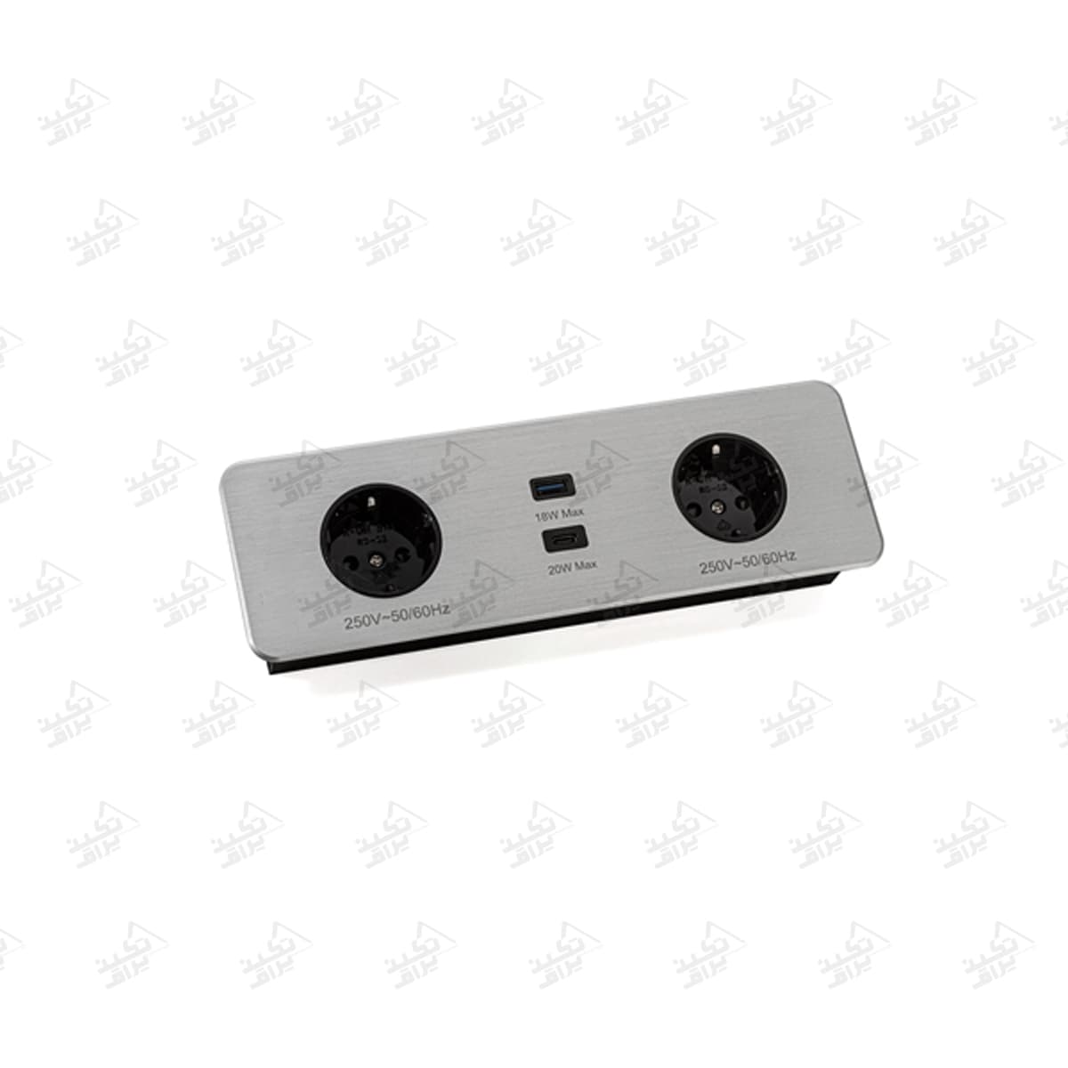 پریز برق توکار کابینتی ملونی مدل 10056 — تصویر ۴