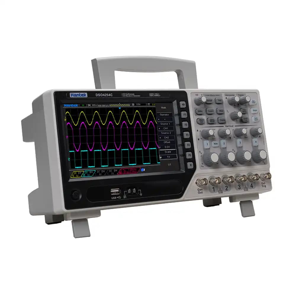اسیلوسکوپ دیجیتال 100 مگاهرتزی 4 کاناله هنتک مدل Hantek DSO4104C — تصویر ۲