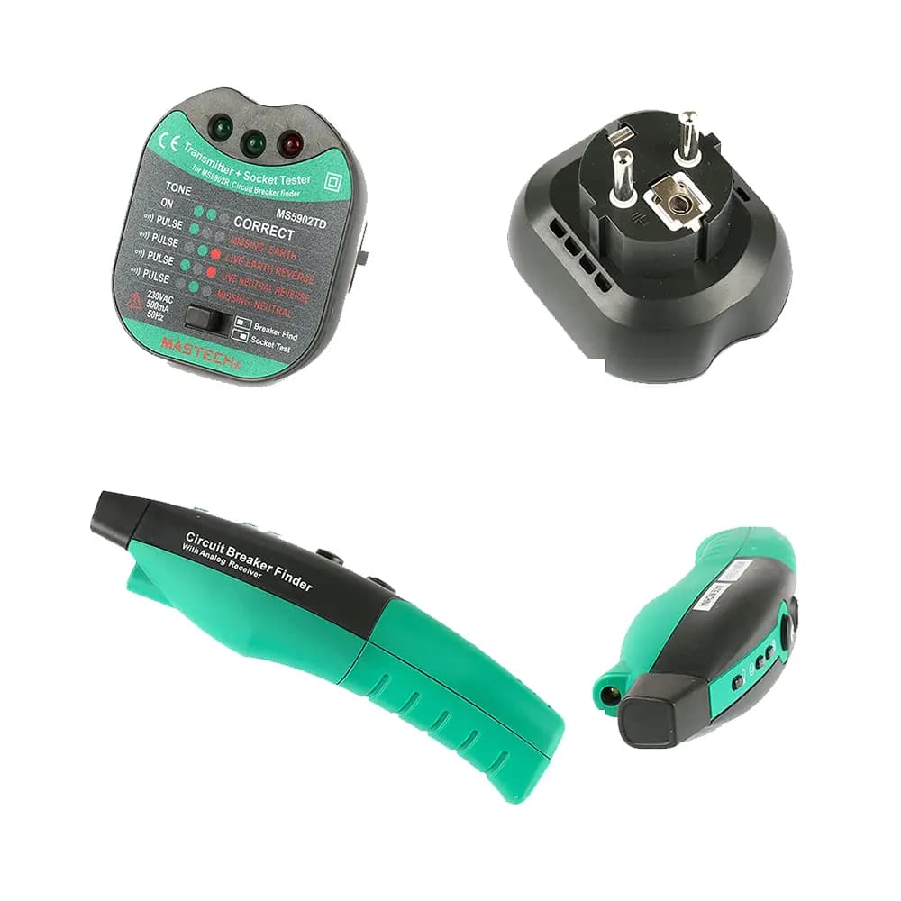 مدار شکن یاب و تستر پریز مستک MASTECH MS5902RTD — تصویر ۲