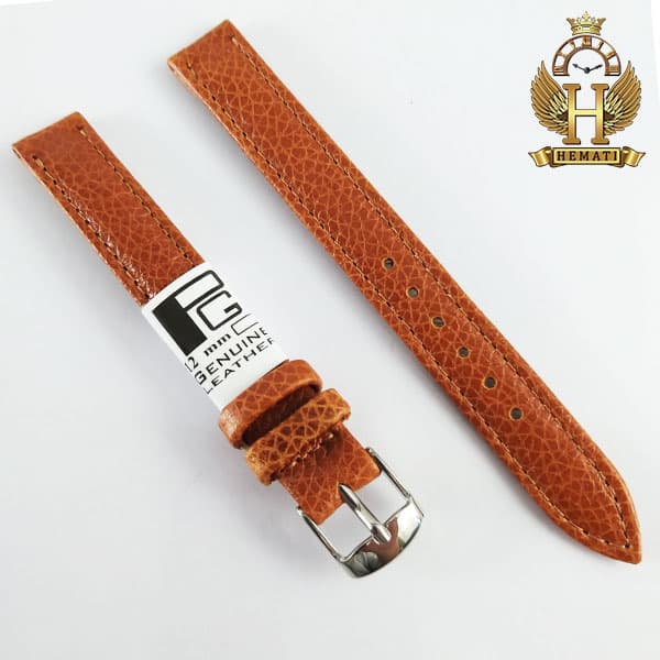 بند چرم ساعت مچی برند پی جی طرح فلوتز دور دوخت PG12703 (سایز 12) — تصویر ۶