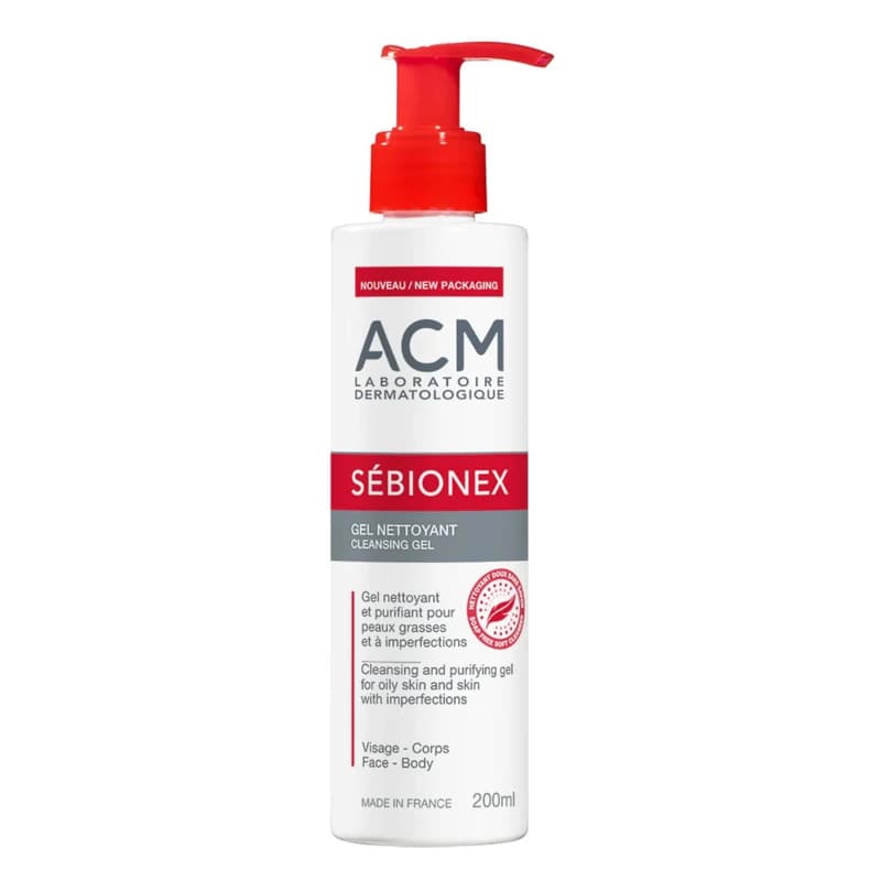 ژل شوینده سبیونکس ای سی ام | ACM SÉBIONEX Cleansing and purifying gel 200 ml
