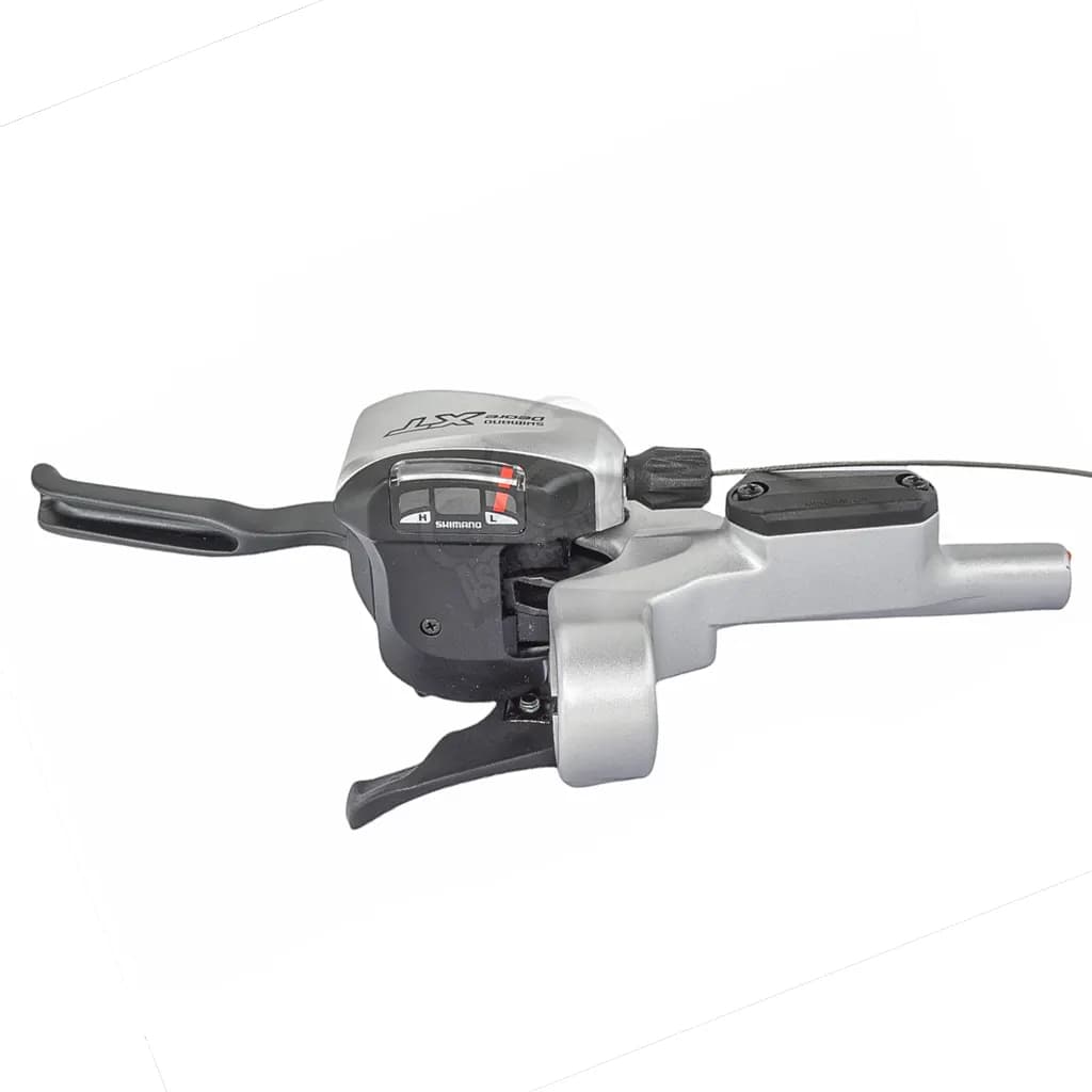 دسته دنده و دسته ترمز Deore XT ST-M766 هیدرولیک دیسک روغنی مجموعه چپ و راست شیمانو Deore XT دبل کنترل 9 در 3 Shimano Shifter Lever Hydrolic DEORE XT Duble Control — تصویر ۴