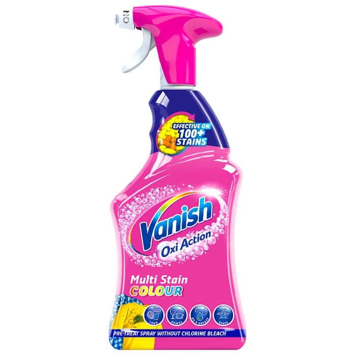 اسپری لکهبر پارچه و لباس رنگی ونیش اصل اروپا 500 میل | Vanish Oxi Action Multi Stain Colour 500ml