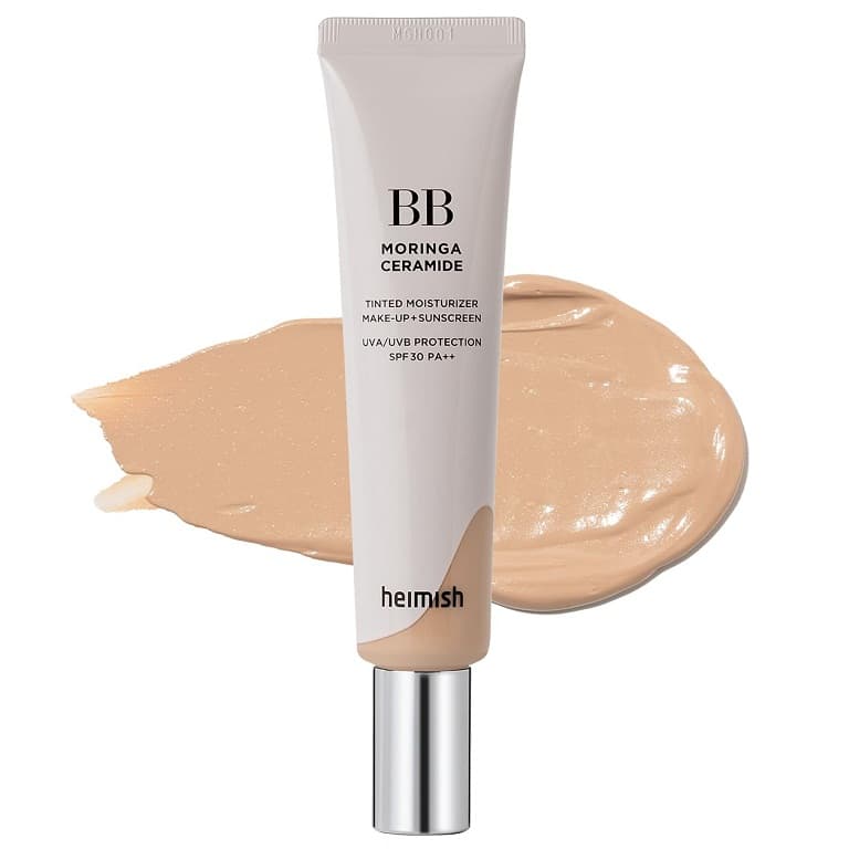 بی بی کرم مورینگا سرامید هیمیش رنگ 21 light beige دارای Spf30