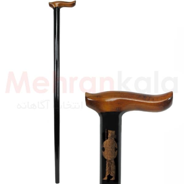 عصای پیاده روی چوبی مدل Cane Wolf