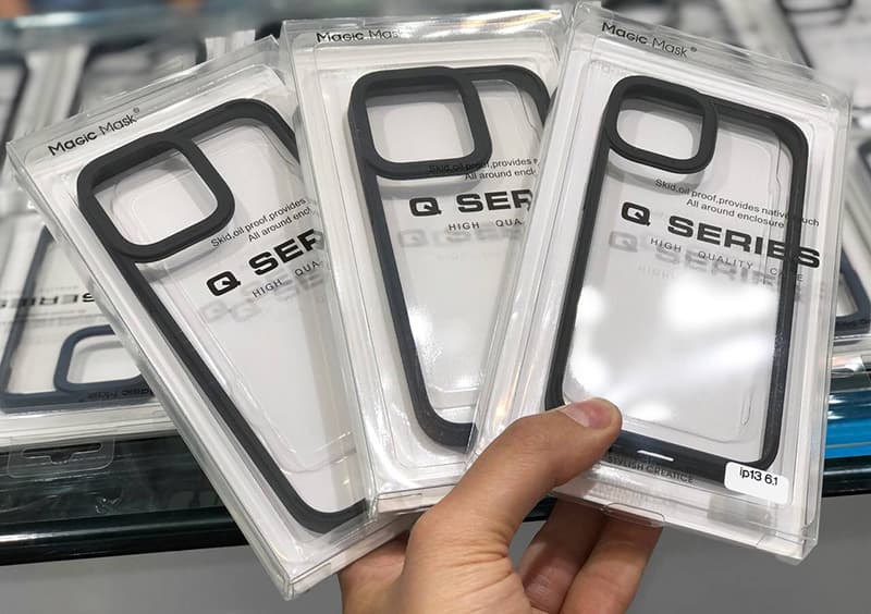 قاب مجیک مسک مدل Q Series دور لنزدار سری آیفون Magic Mask Cover for Iphone 13 — تصویر ۴
